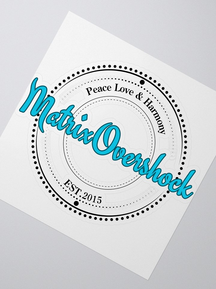 5.5 x 5.5 Peace Love & Harmony Sticker product image (2)