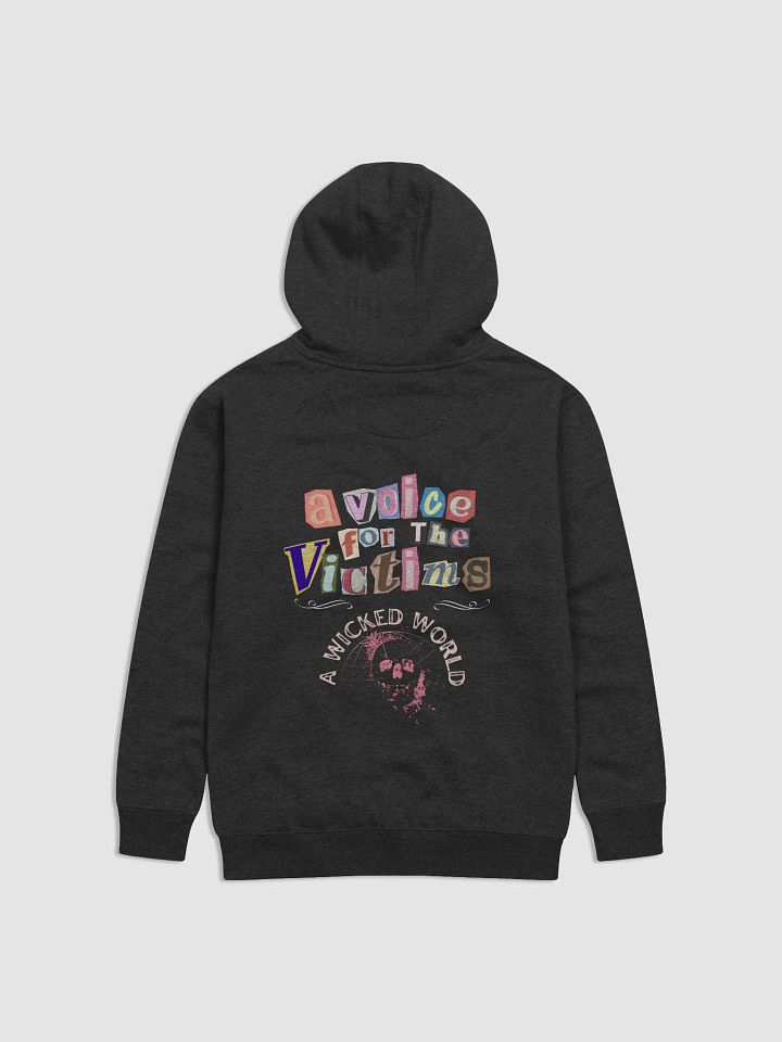 "A Voice for the Victims" Black Hoodie product image (1)