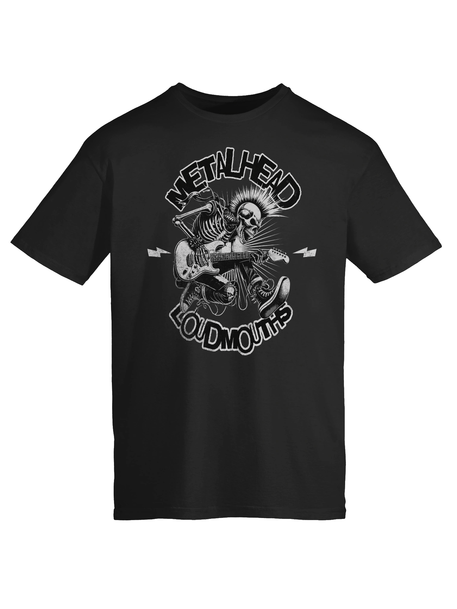 Metalhead Loudmouths Skeleton T-Shirt product image (9)