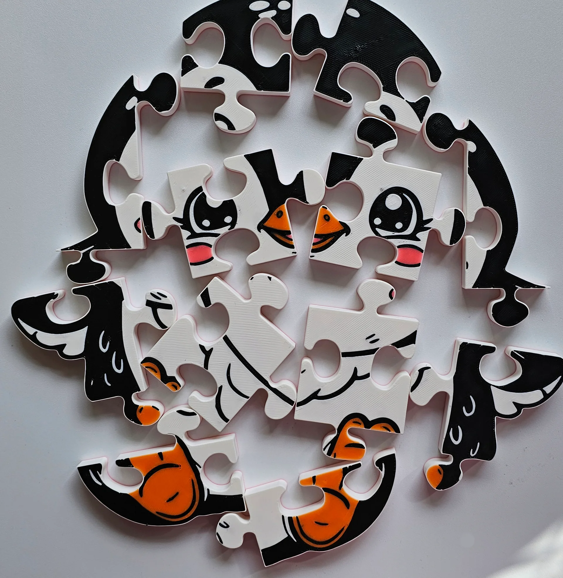 Penguin 3D Printed Jigsaw Puzzle – A Frosty Friend in Every Piece! product image (2)