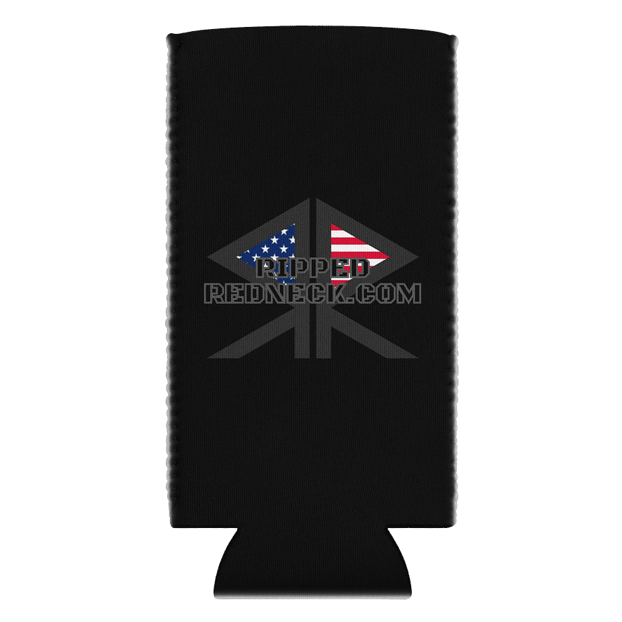 FA2FO White Flag Coozie (Black) product image (4)