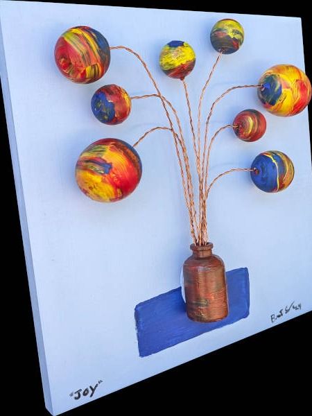 "Joy" - Original Mixed Media Painting on canvas product image (1)