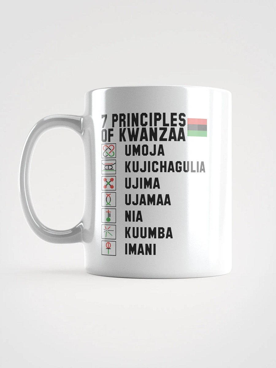Kwanzaa Mug w/ Kinara & Principles product image (17)