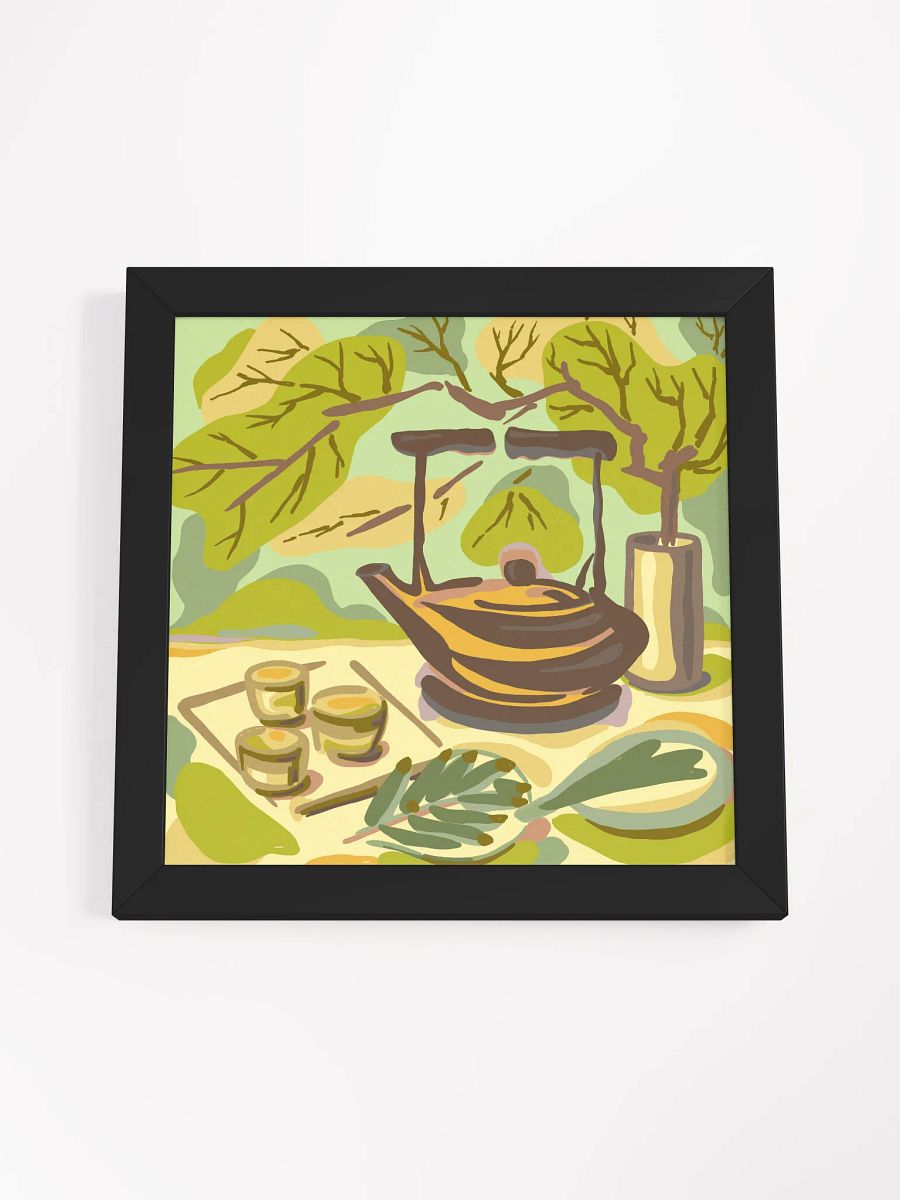 Serene Tea Time Framed Poster - Coffee Shop No. 2 product image (55)