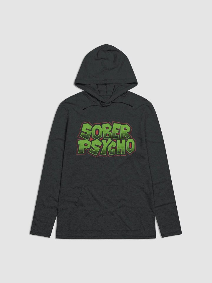 Unisex Sober Psycho Logo 2 Lightweight Hoodie product image (1)