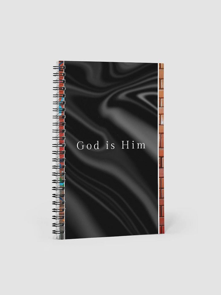 God is him notebook agenda made uniquely for you ; Agenda Note book product image (1)