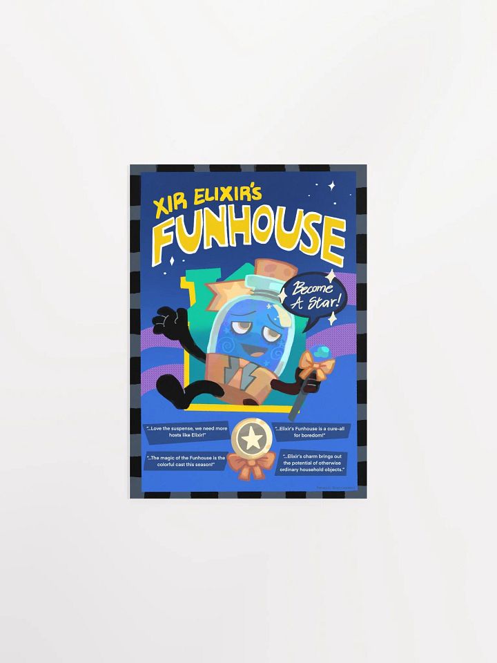 Elixir's Funhouse Vibrant Poster product image (1)