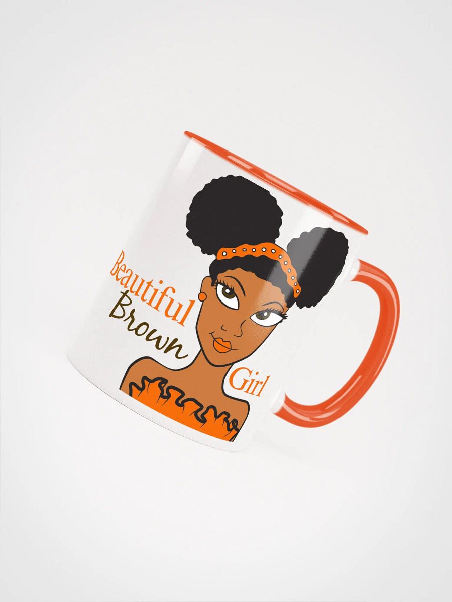 Beautiful Brown Girl Ceramic Mug - Cinnamon product image (5)