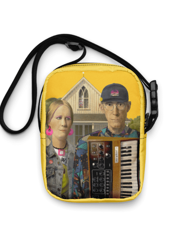 American Prophet by Frank Fonik (Sequential Prophet 5), Techno EDM Utility Crossbody Bag product image (1)