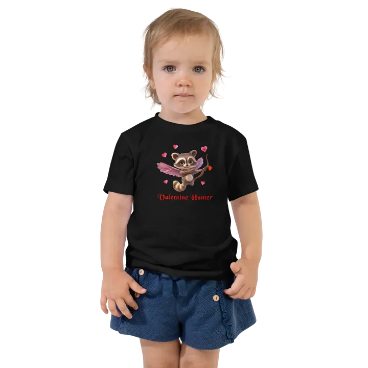 Valentine Hunter Raccoon Toddler T-Shirt product image (1)