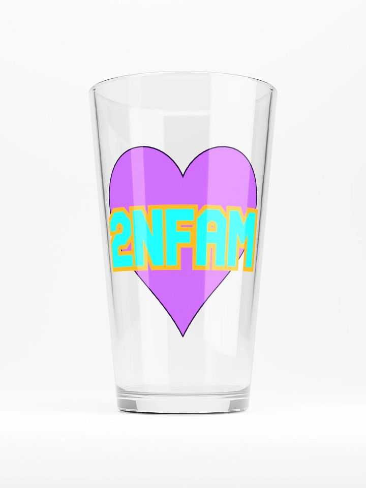 2NFAM HEART PINT GLASS product image (1)