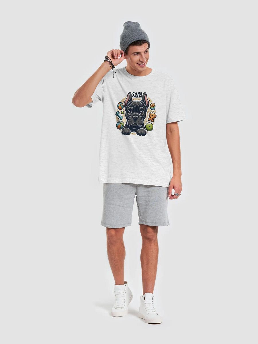 Black Cane Corso Surrounded by Toys T-Shirt – Fun and Playful Dog Lover Apparel product image (4)