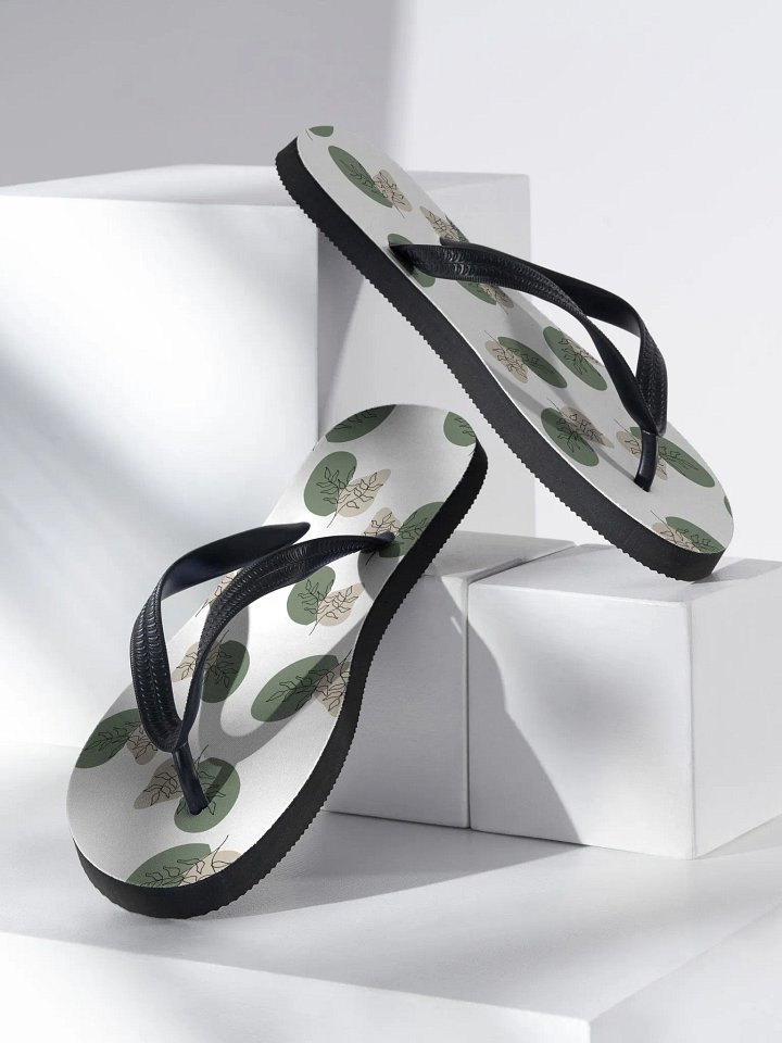 Leafy Oasis Flip-Flops product image (2)
