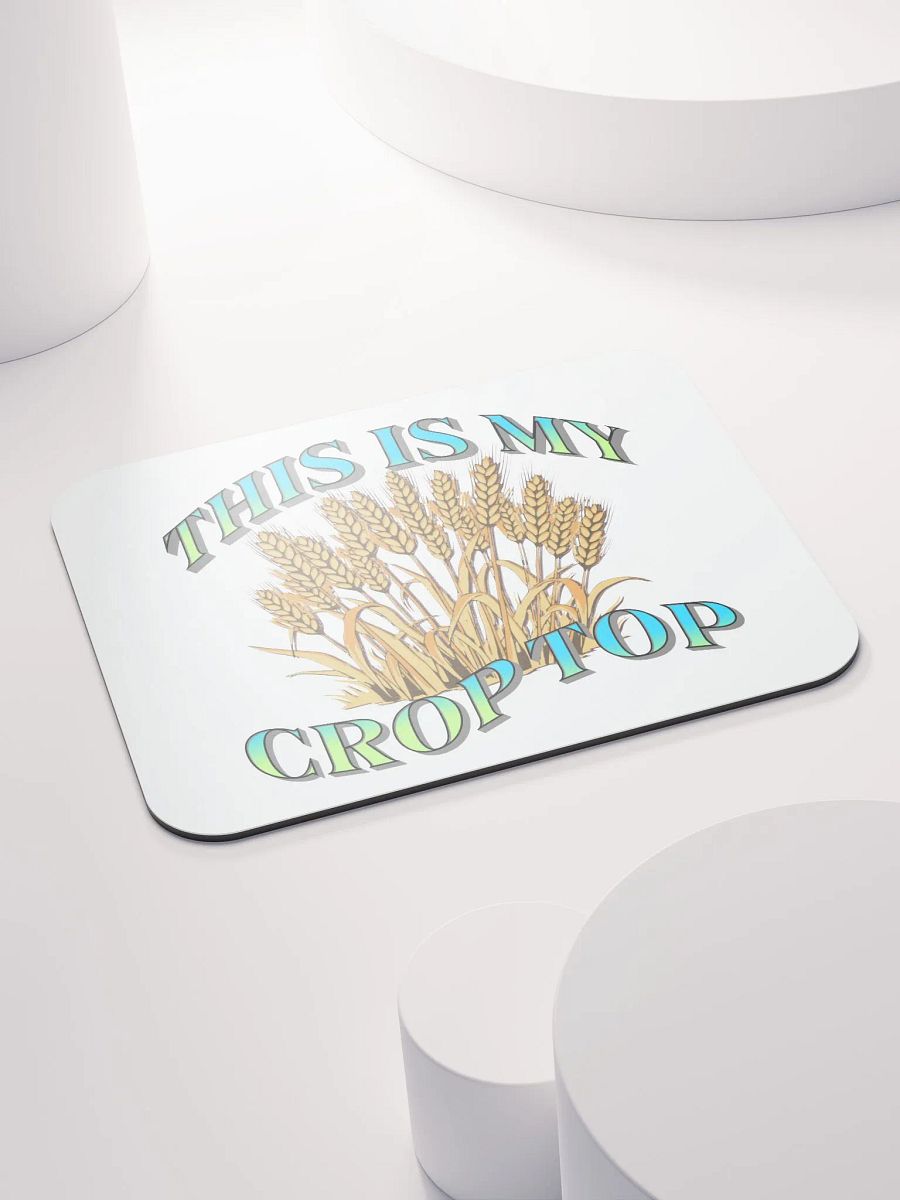 This Is My Crop Top Wheat Fields Mouse Pad product image (4)