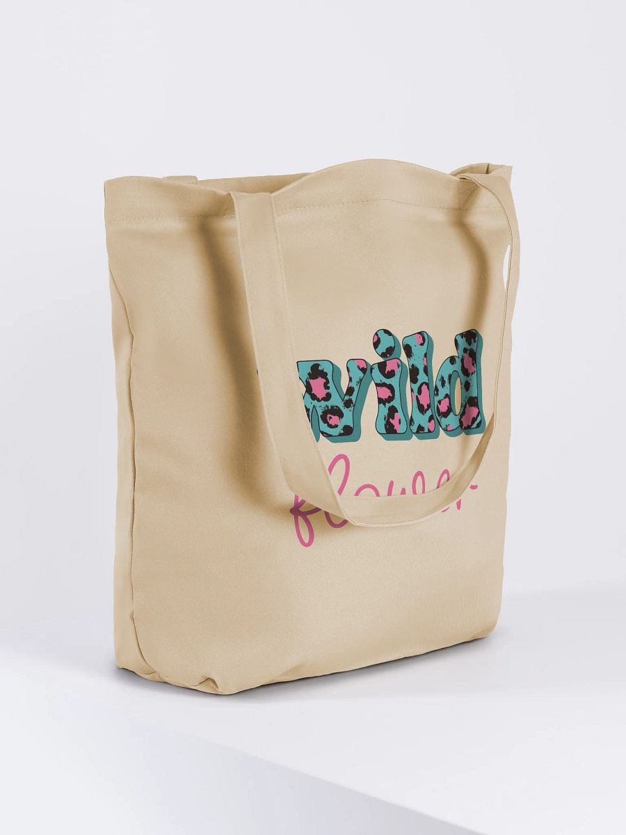 Wildflower Leopard Print Tote Bag product image (4)