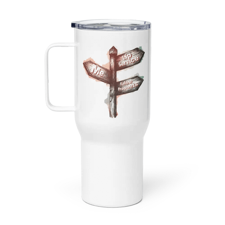 Me vs. Lies Travel Mug with a Handle product image (1)