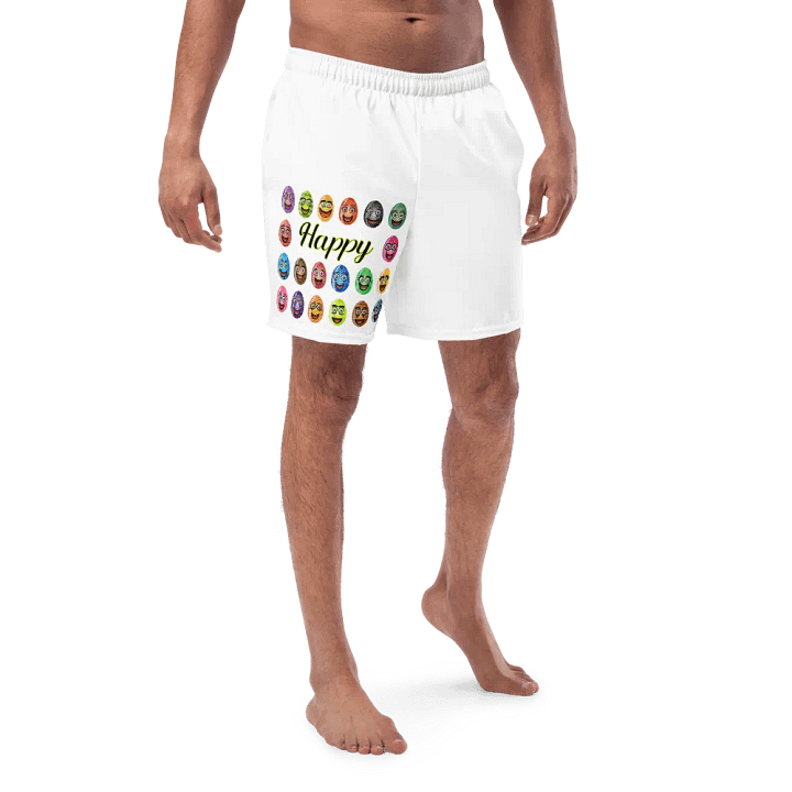 Happy Faces All-Over Print Swim Trunks product image (1)
