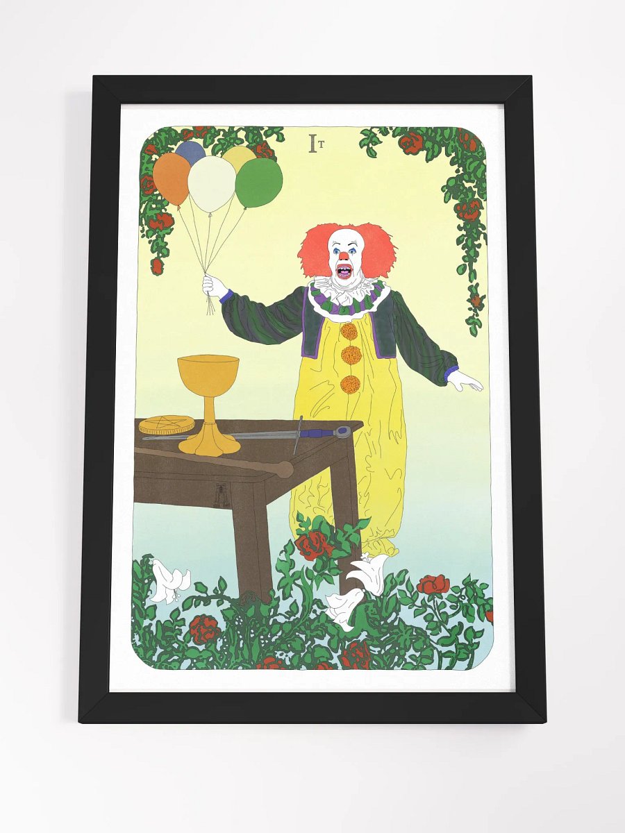 Original Pennywise Magician Tarot Card Framed Print product image (4)