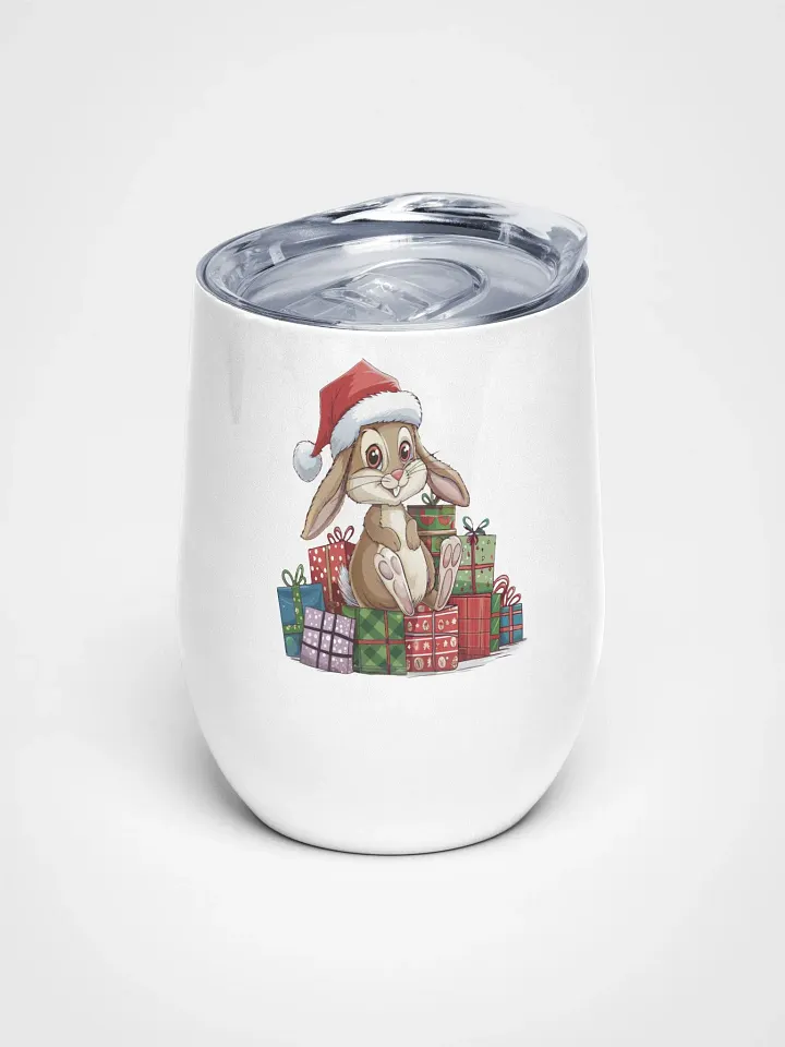 Santa Bunny Wine Tumbler product image (1)