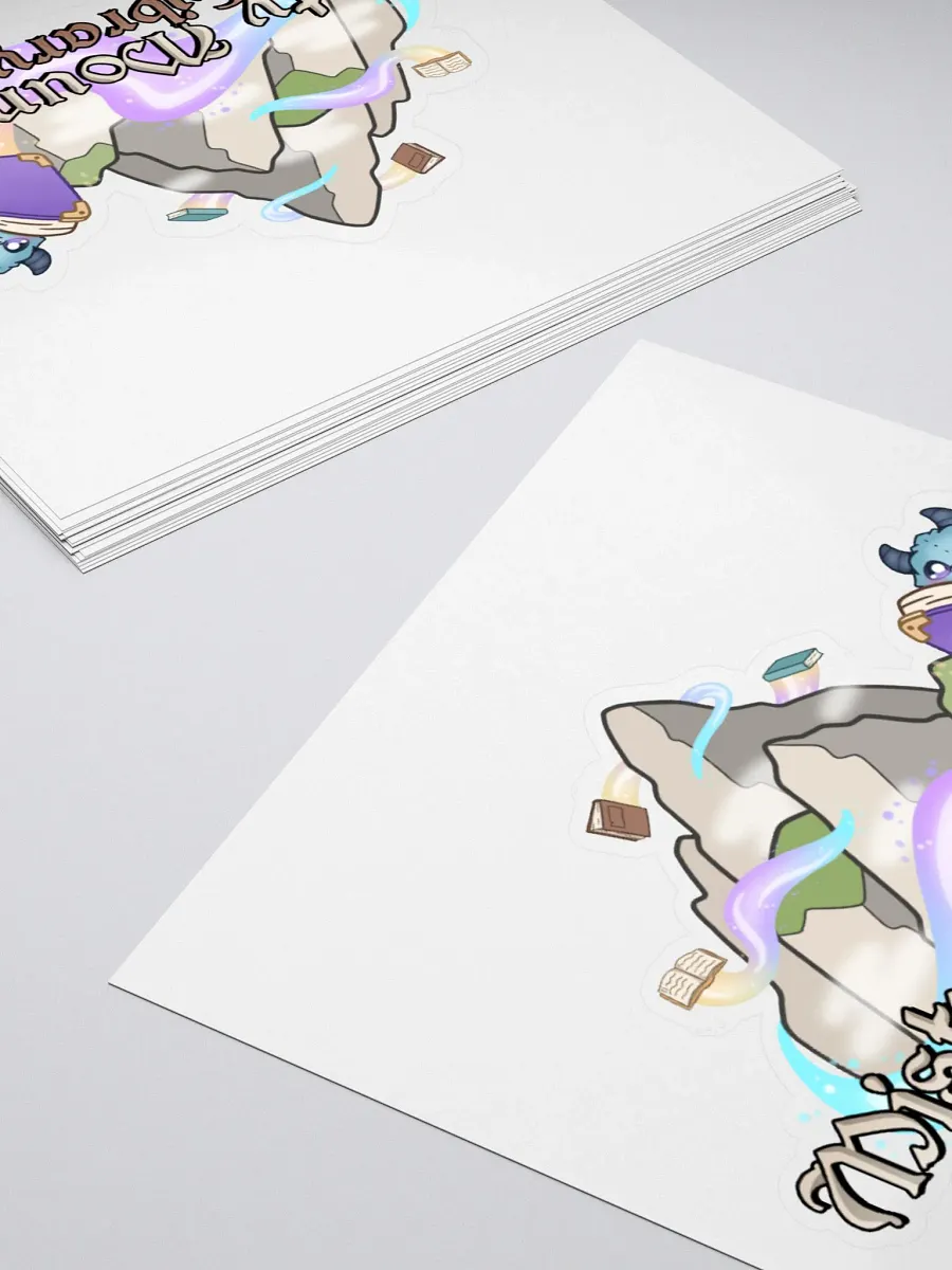 Misty Mountain Library Sticker product image (4)