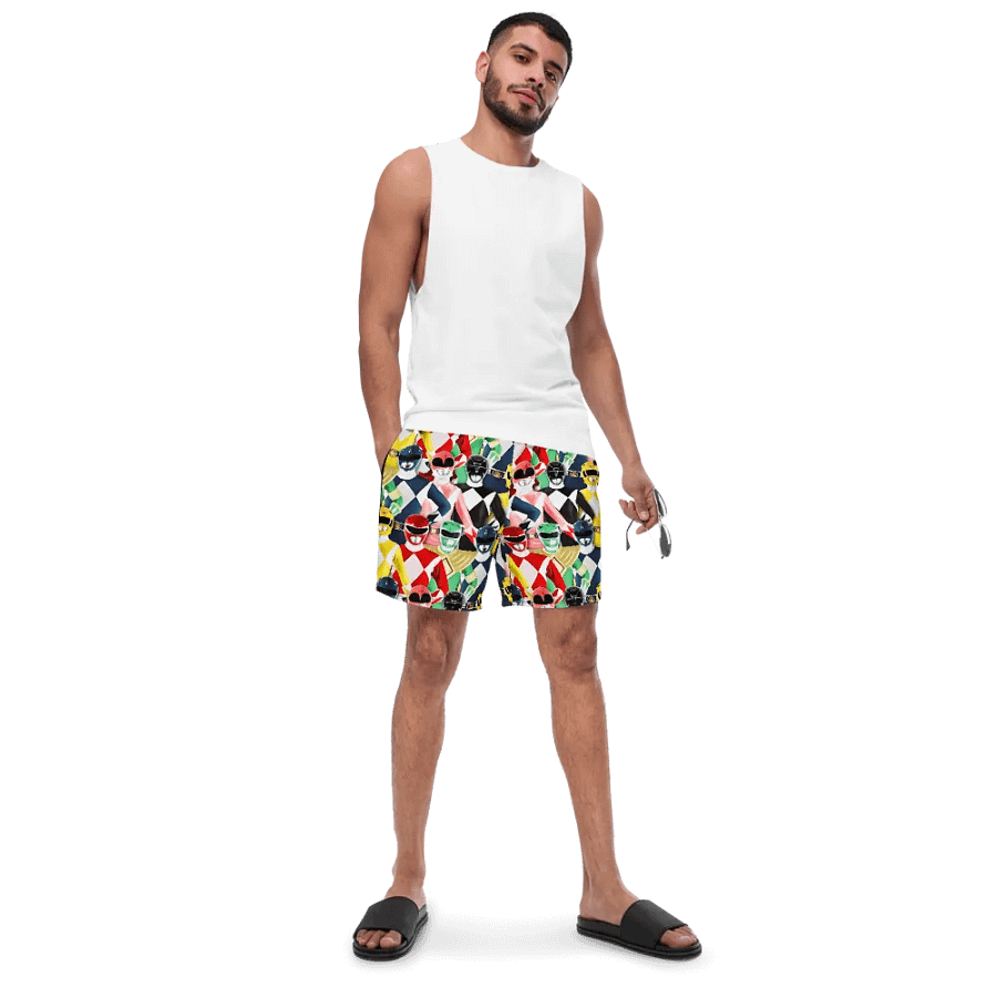 Retro Rangers All-Over Swim Trunks product image (4)