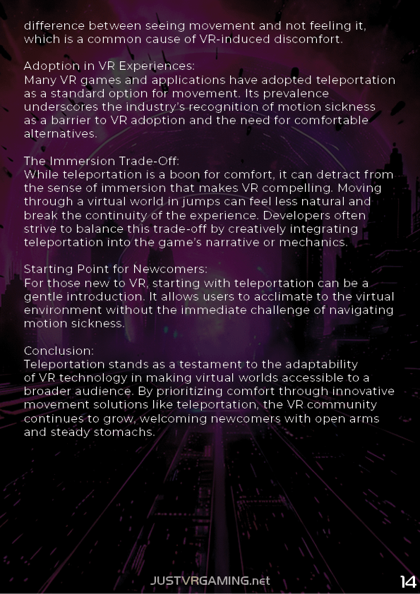 Beat VR Sickness: Nausea-Free PDF Guide [Premium Edition Pre-Order] product image (3)