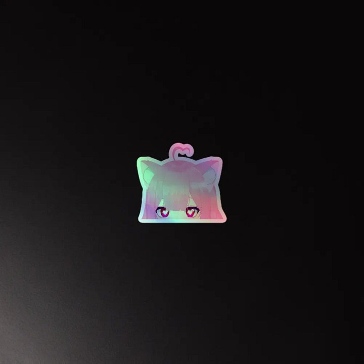 Comfy Kitty Peeker Holo Sticker product image (2)