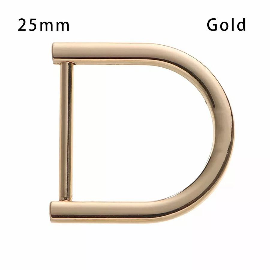 Detachable Open Screw D Ring Buckle Shackle Clasp for Leather Craft Bag Strap product image (5)