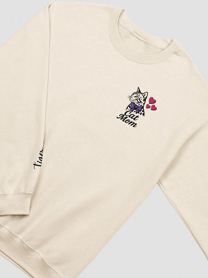 CAT MOM / SWEATSHIRT / EMBROIDERED product image (2)