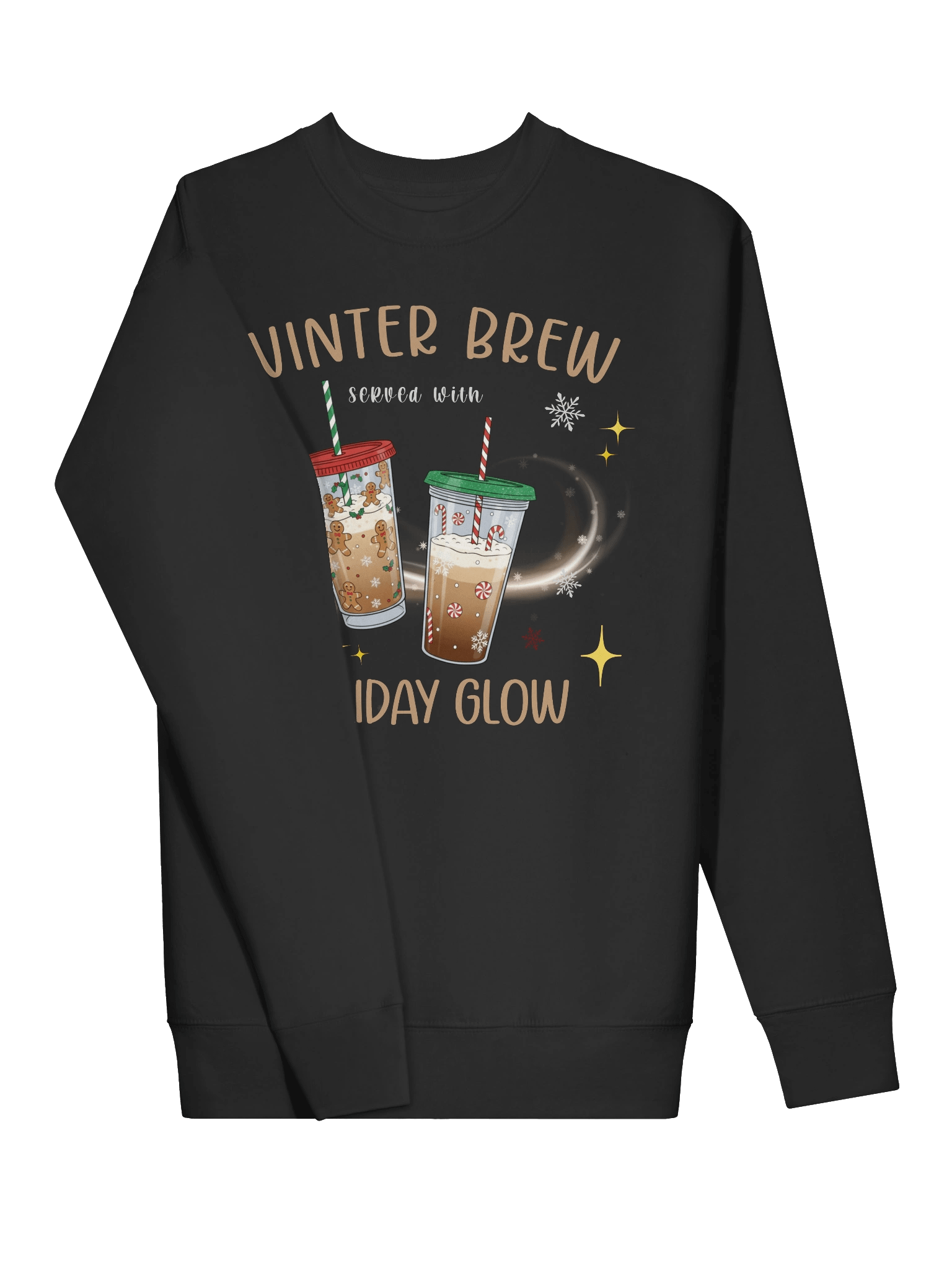 Winter Brew with Holiday Glow To Go – Festive Holiday Coffee Cup Design | Cozy Christmas Aesthetic Art product image (14)