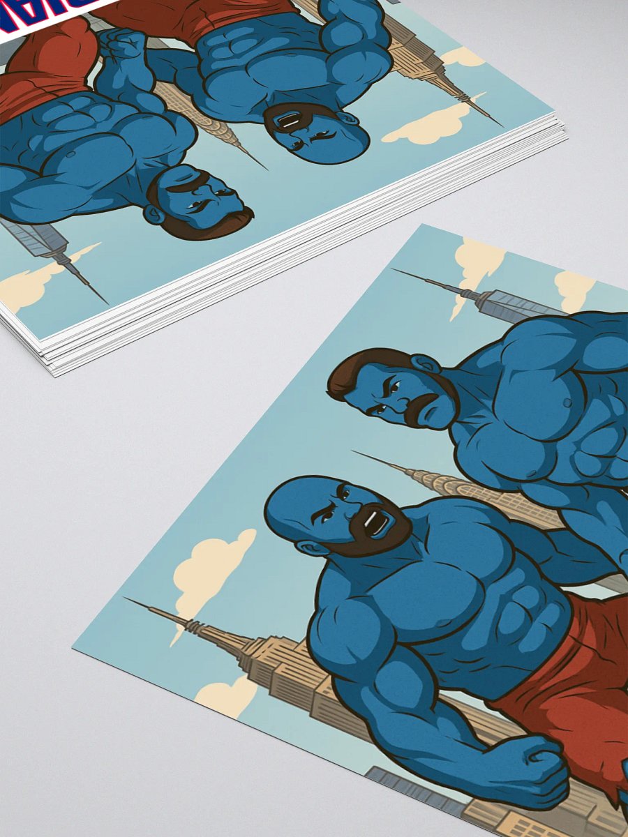 Two Giants in NYC Stickers product image (4)
