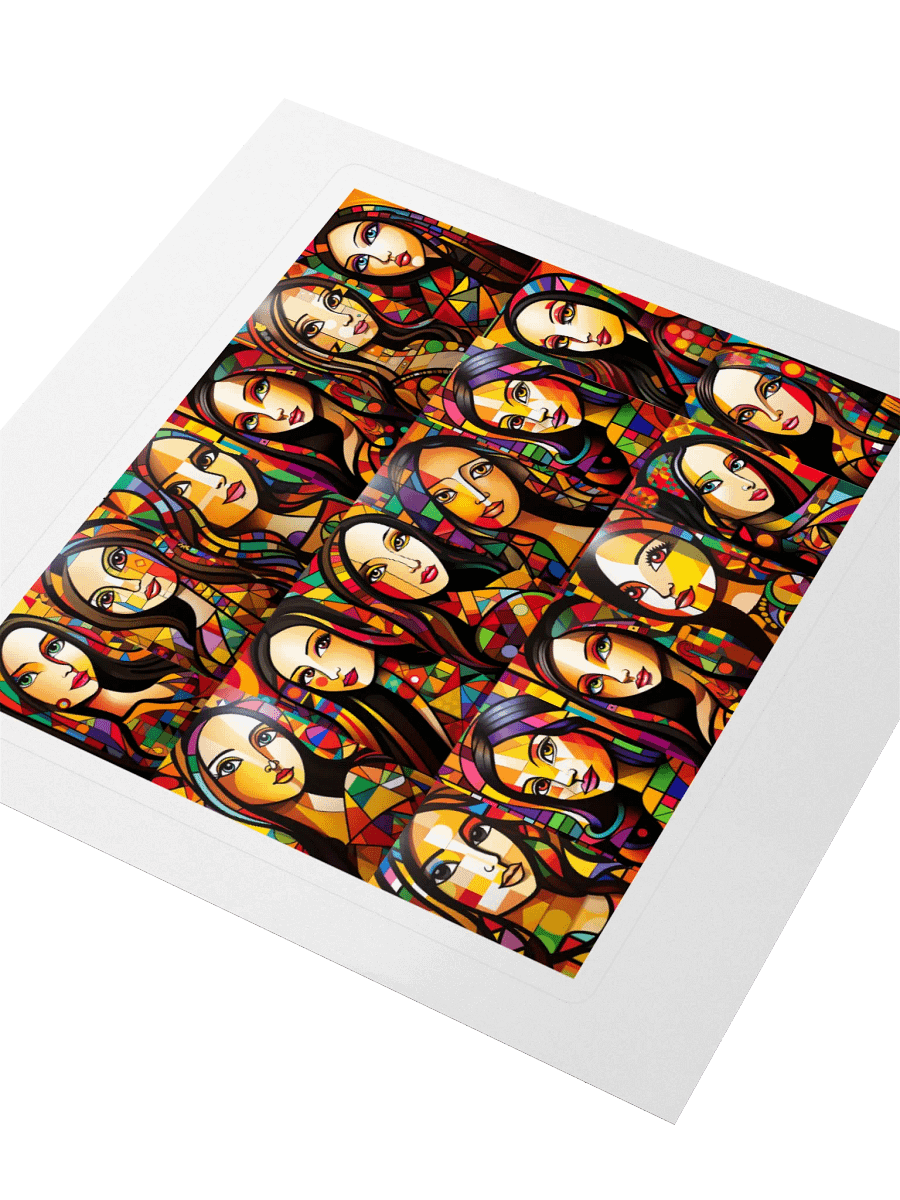 Mosaic Mona Lisa Goddesses Sticker Set product image (3)