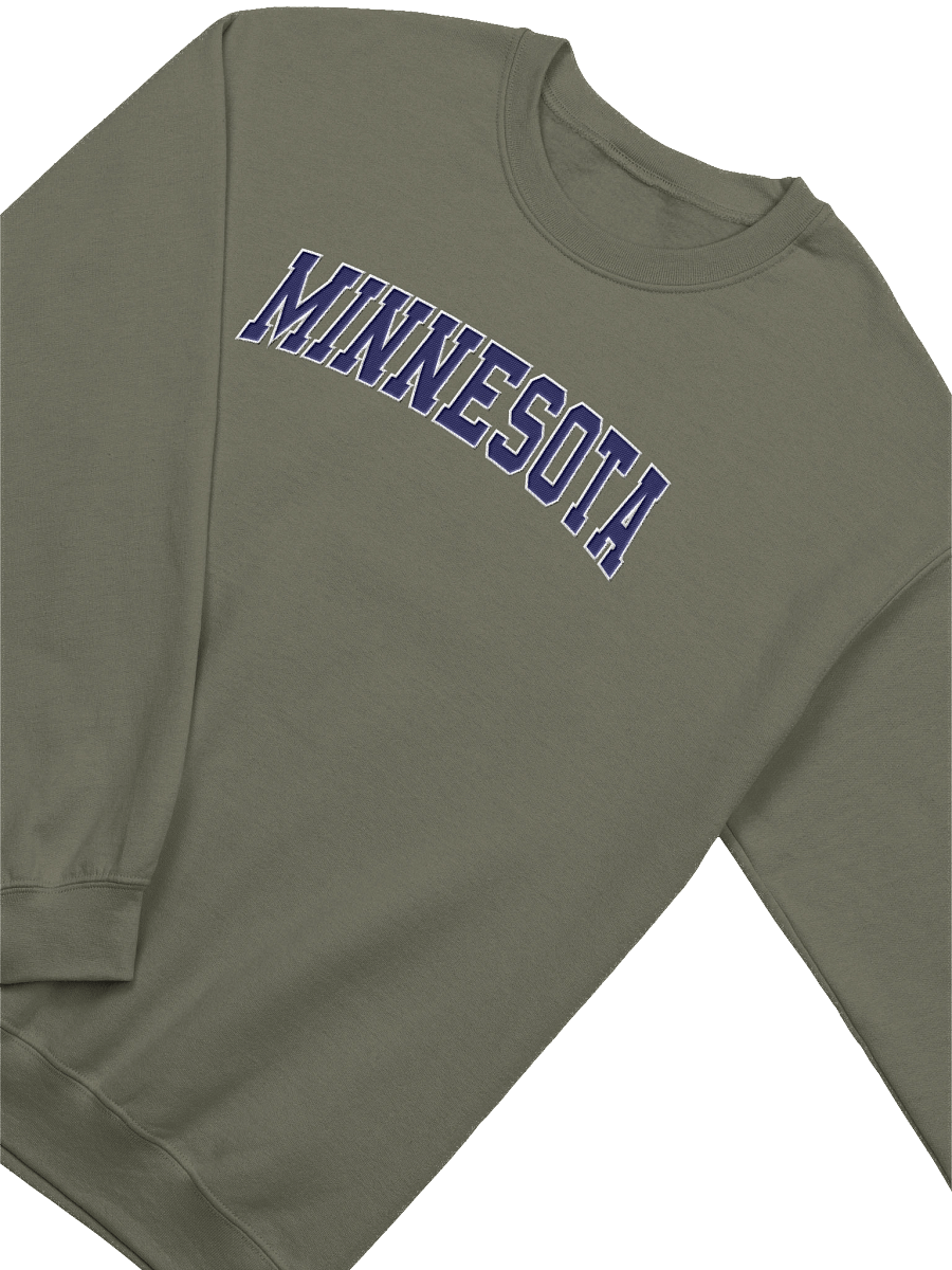 Minnesota Vintage Stylish Embroidery Classic Crewneck Sweatshirt product image (2)
