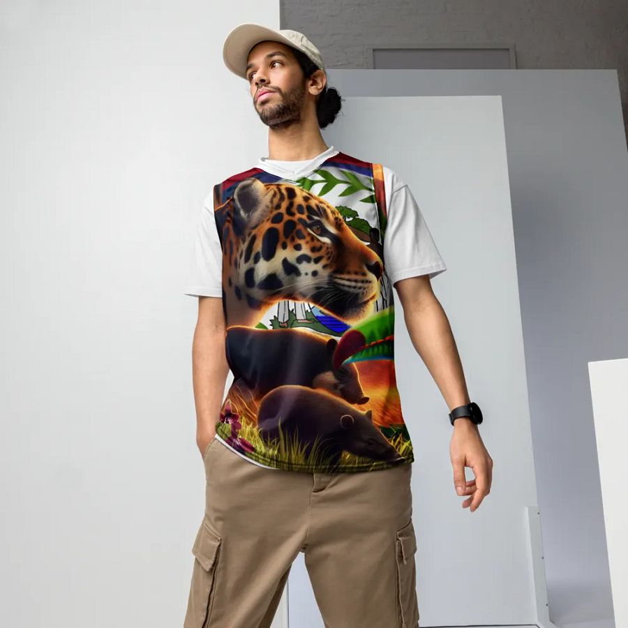 Beauty of Belize Basketball Jersey product image (7)
