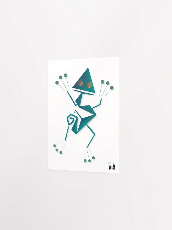 Geometric Lizard Art Print product image (3)