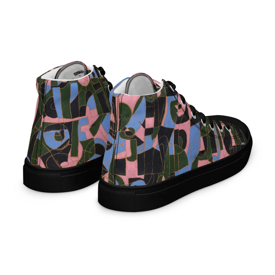 Squid Men's High Top Canvas Shoes product image (6)