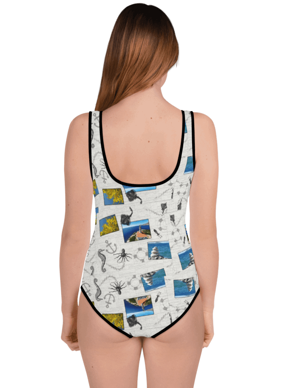 Sea design (photoshop by Dina R.) - Youth Swimsuit product image (5)