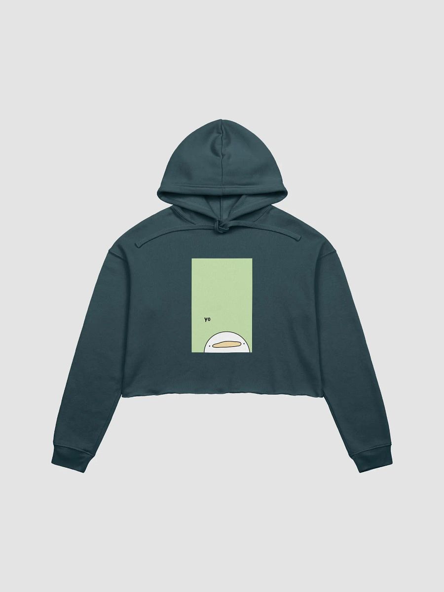 Meme Duck Peek Crop Hoodie product image (2)
