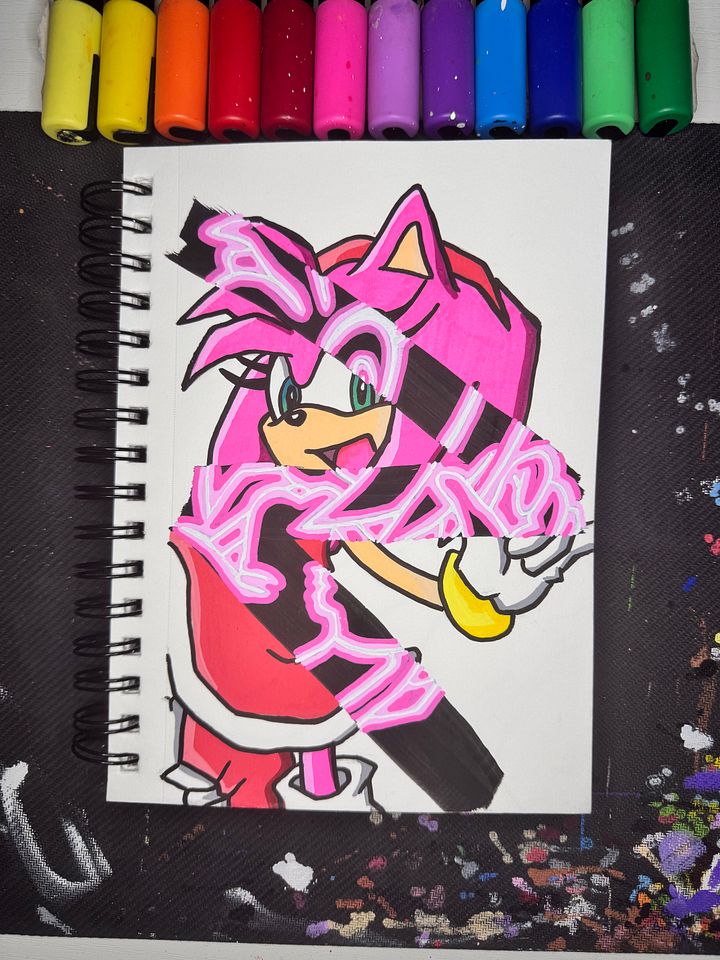 Amy rose drawing product image (1)
