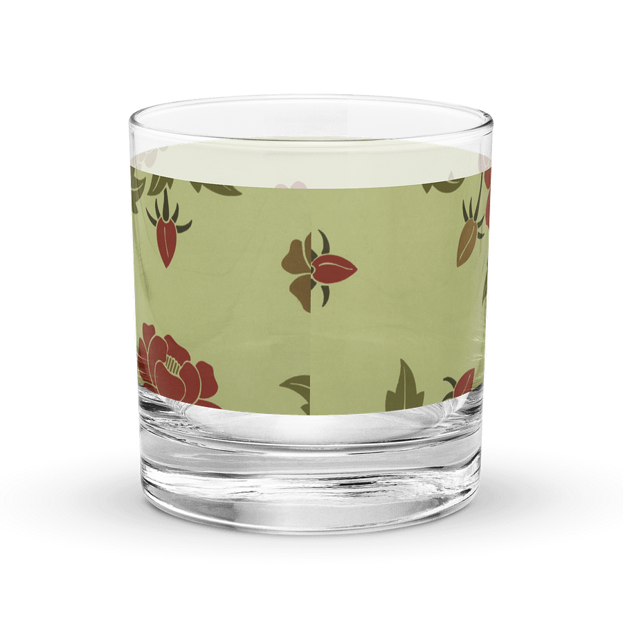 Japanese Floral. 10.5oz. Rocks Glass product image (4)