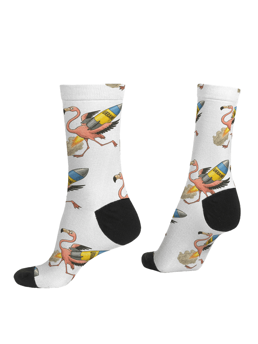 Flamingo Rocket Adventure Crew Socks product image (4)