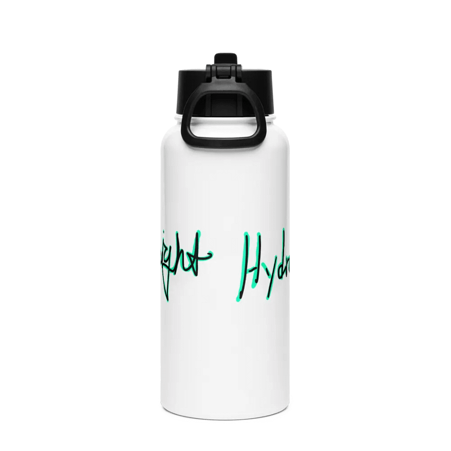 Hydrate or Die Straight Stainless Steel Bottle product image (2)