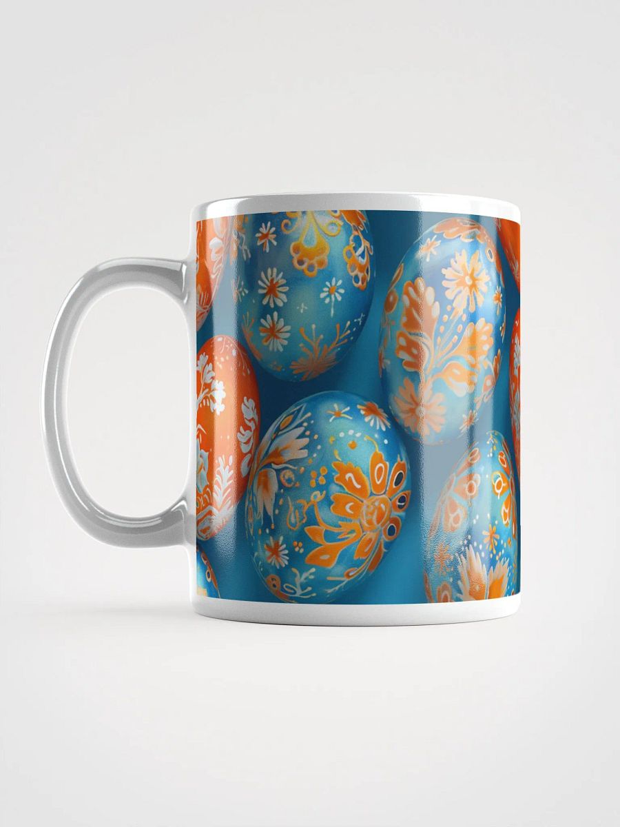 Springtime Eggs Orange & Blue Mug product image (12)