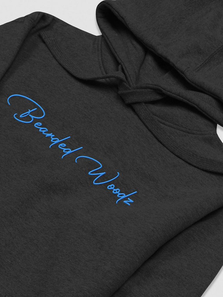 Men's Bearded Woodz Signature Hoodie (Aqua/Teal Embroidery) product image (2)