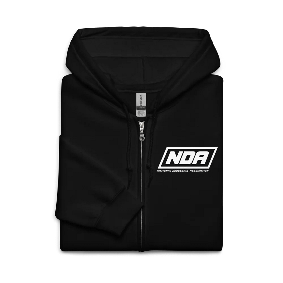 National Dodgeball Association Zip-Up Hoodie (Light) product image (3)