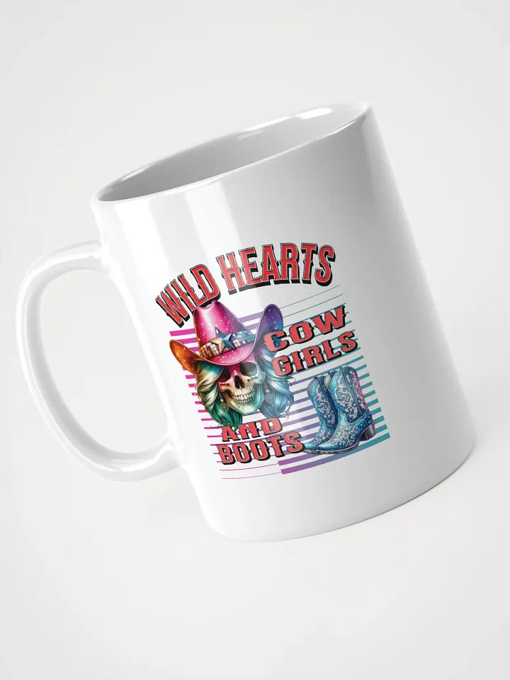 Wild Hearts Cowgirl And Boots Mug product image (2)