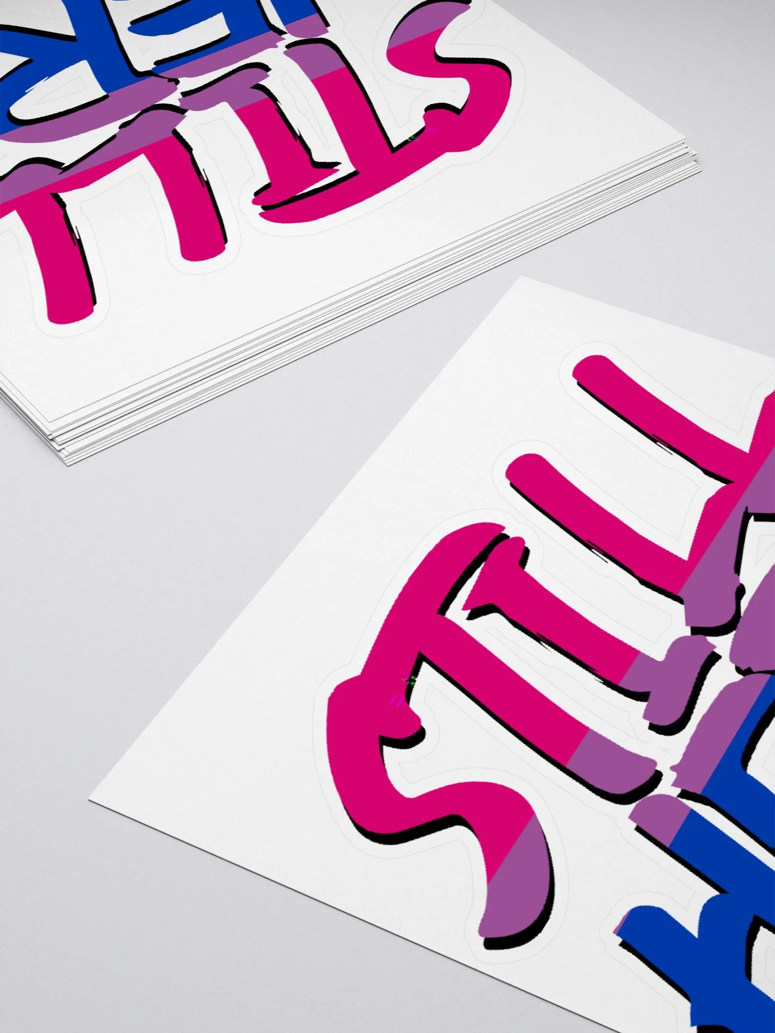 Still Here Sticker - Bisexual version product image (4)