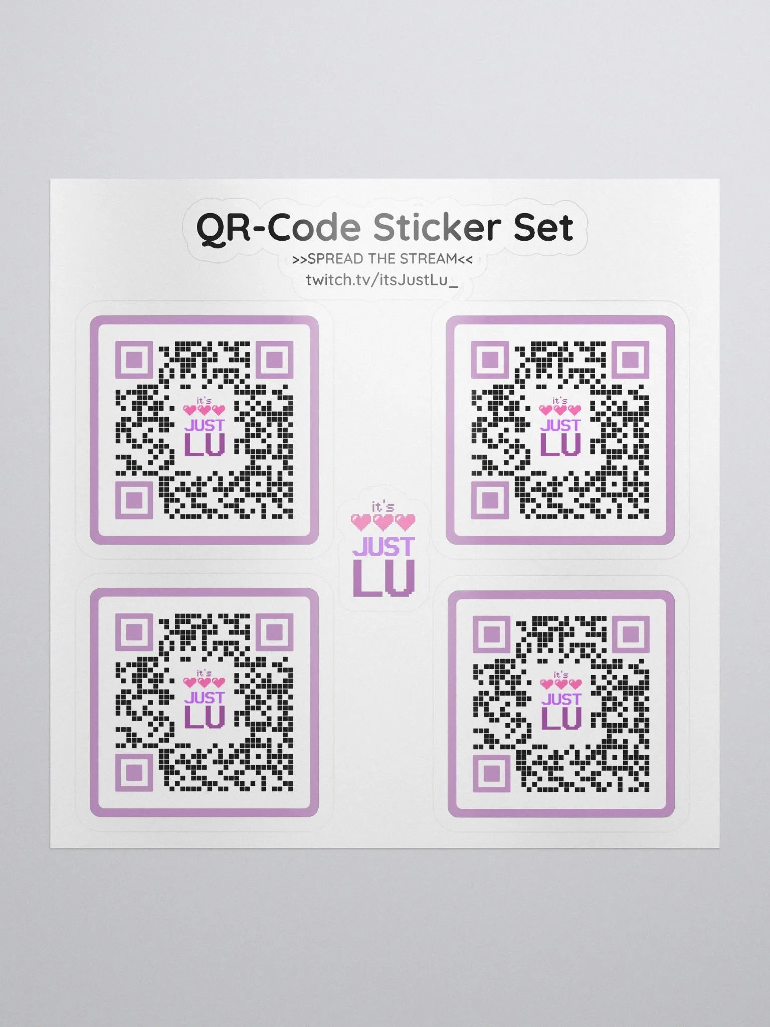 QR-Code Sticker Set BIG product image (1)
