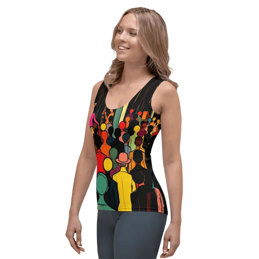 Surreal Gathering All-Over Print Tank Top product image (3)