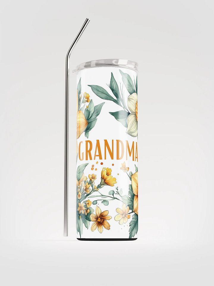 Grandma's Daffodil Garden Stainless Steel Tumbler product image (2)